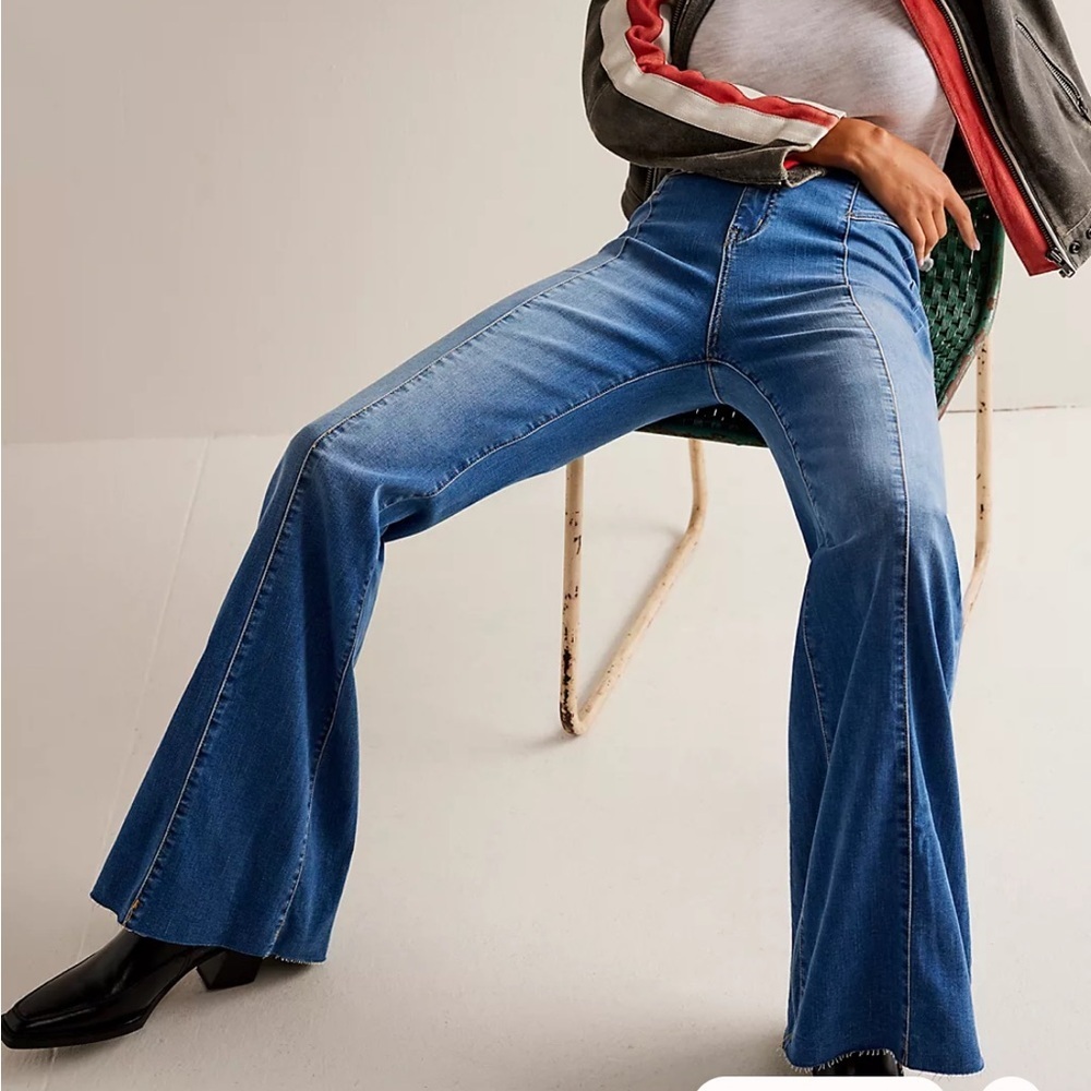 EUC Free People Flared Pants​ - Picture 4 of 13
